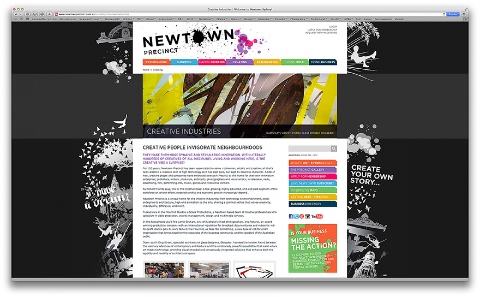 Newtown Precinct Web Portal