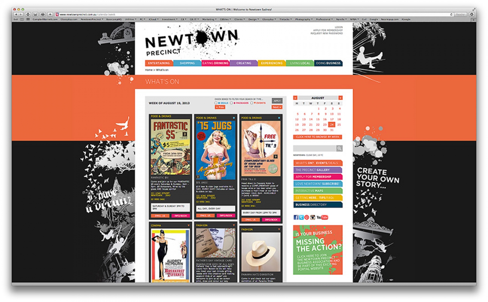 Newtown Precinct Web Portal